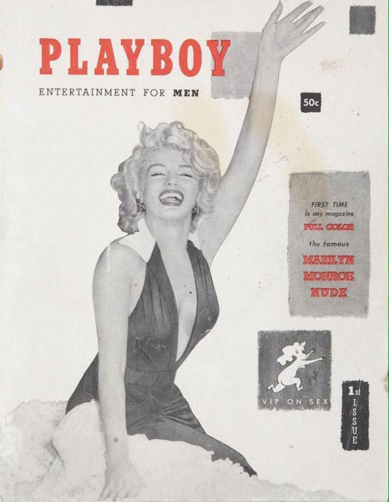 Обложка первого выпуска журнала Playboy, 1 декабря 1953 года, Чикаго, США
