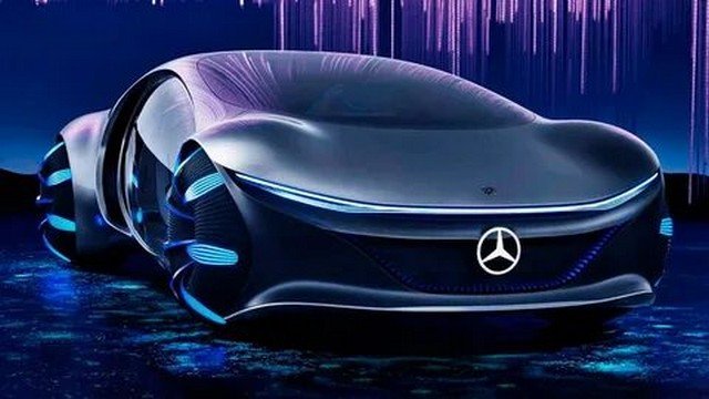 Футуристический Mercedes Vision AVTR заметили на дорогах Лас-Вегаса