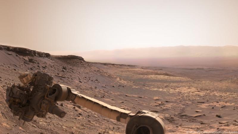 Панорама от марсохода Кьюриосити