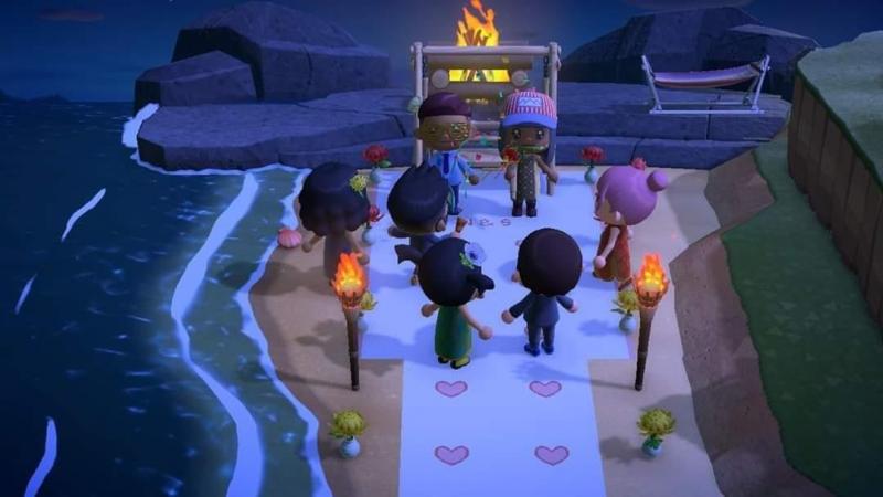 Из-за коронавируса молодая пара сыграла свадьбу в игре Animal Crossing: New Horizons