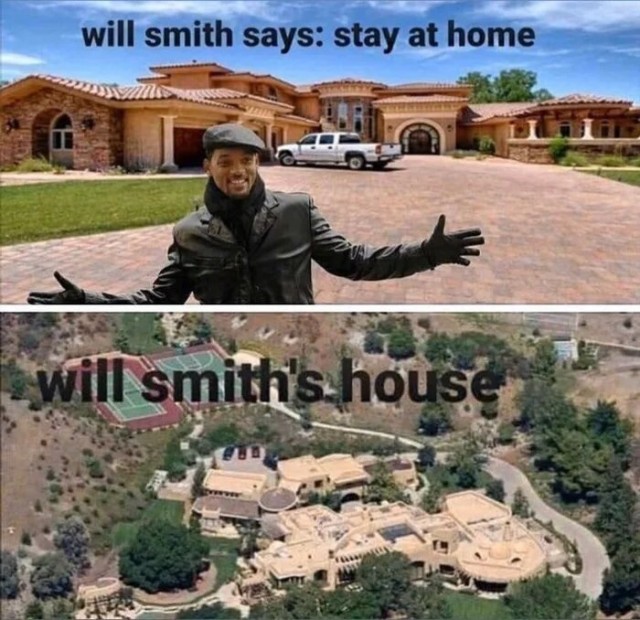 Уилл Смит сидит дома