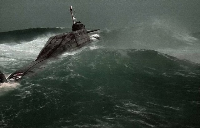 Как глубоко должна находиться подводная лодка, дабы укрыться от шторма