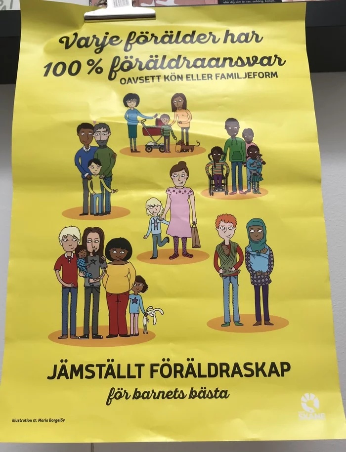 Все виды семей в Швеции