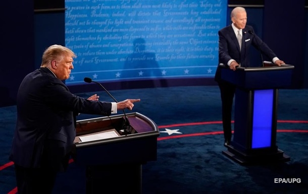 Байден победил Трампа на первых дебатах