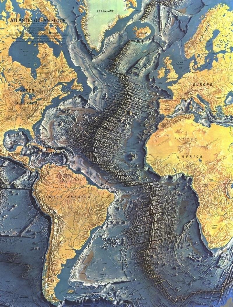 Рельеф дна мирового океана