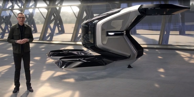 Компания General Motors показала концепт летающего беспилотного Cadillac