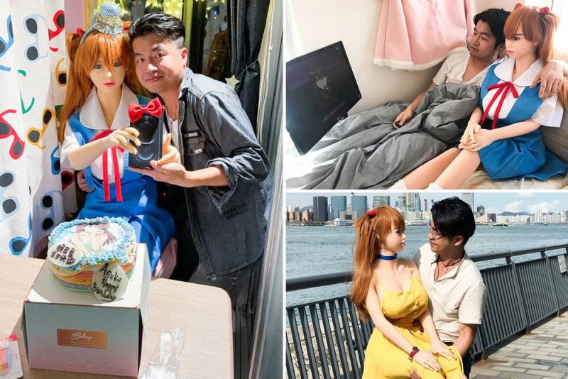 Китаец, обрученный с секс-куклой, говорит, что с ней "легче встречаться, чем с настоящими женщинами"