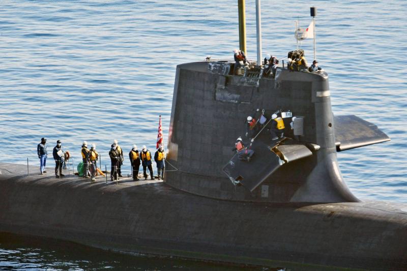 Столкновение японской подводной лодки Soryu с торговым судном