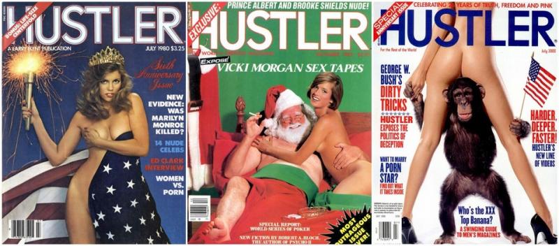 Самые горячие обложки журнала Hustler от 70-х до наших дней