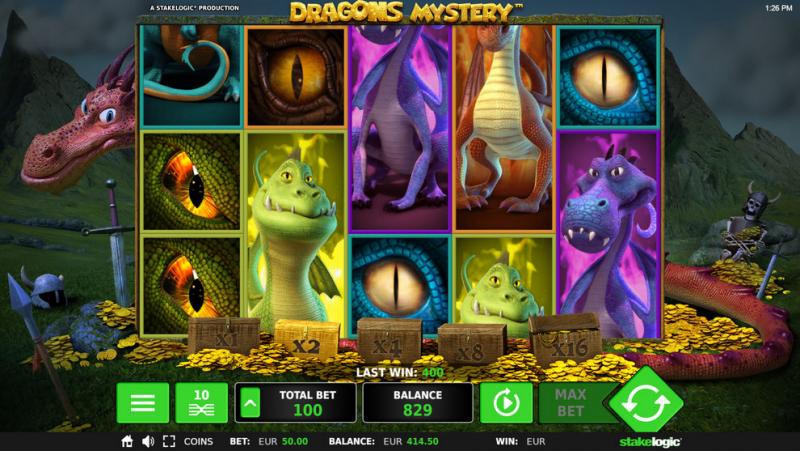 dragons mystery игровой автомат