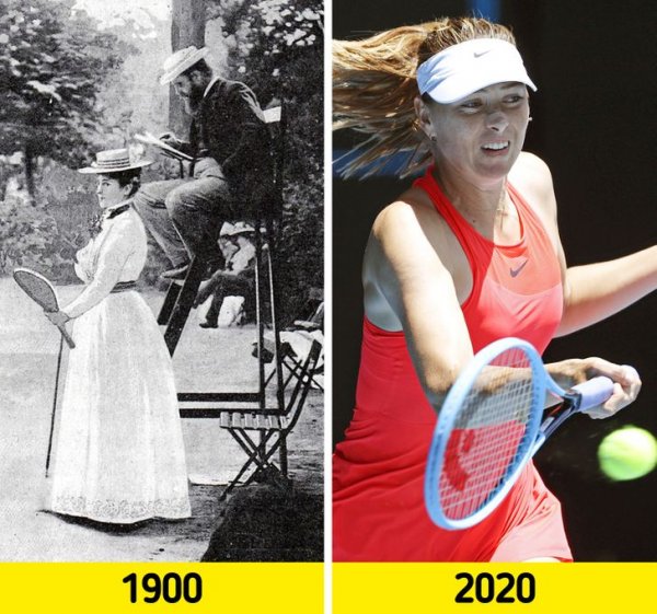 Как за 100 лет изменился спорт