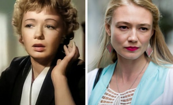 Советские и российские кинозвезды в одном и том же возрасте