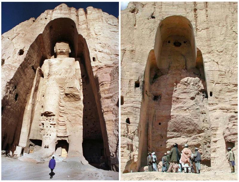 Боевики «Талибана» обстреляли остатки Бамианских статуй Будды — это объект Всемирного наследия ЮНЕСКО