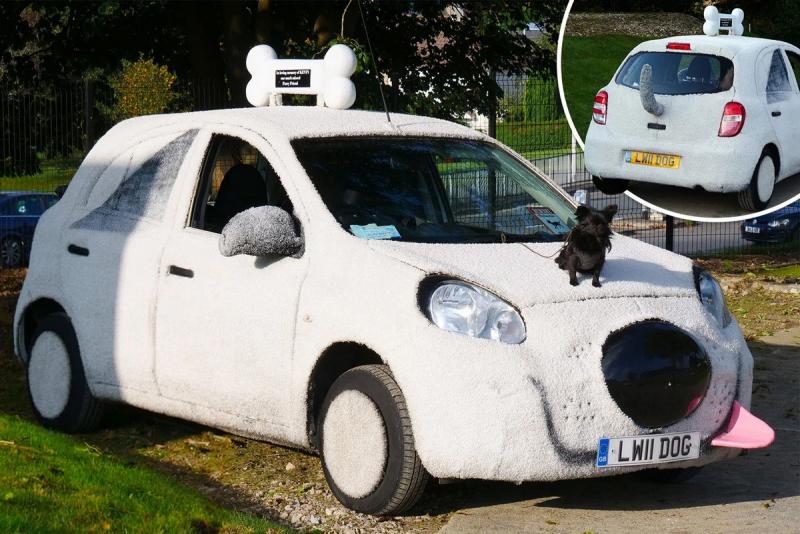 Британец потратил £10 000, чтобы превратить свой автомобиль в собаку