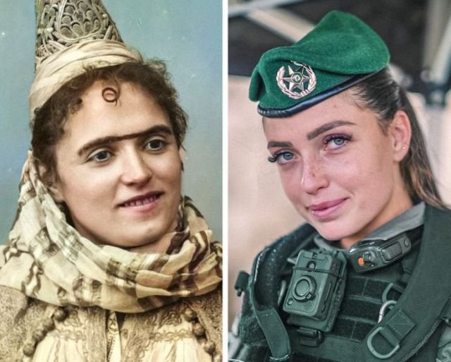 Как изменились женщины разных народов более чем за 100 лет