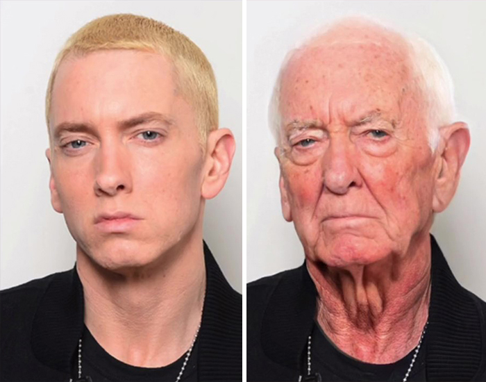 17 фотографий, показывающих, как известные люди будут выглядеть через 40 лет