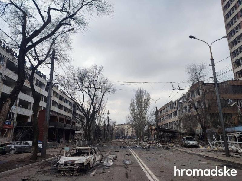 Мариуполь после ударов российских оккупантов.