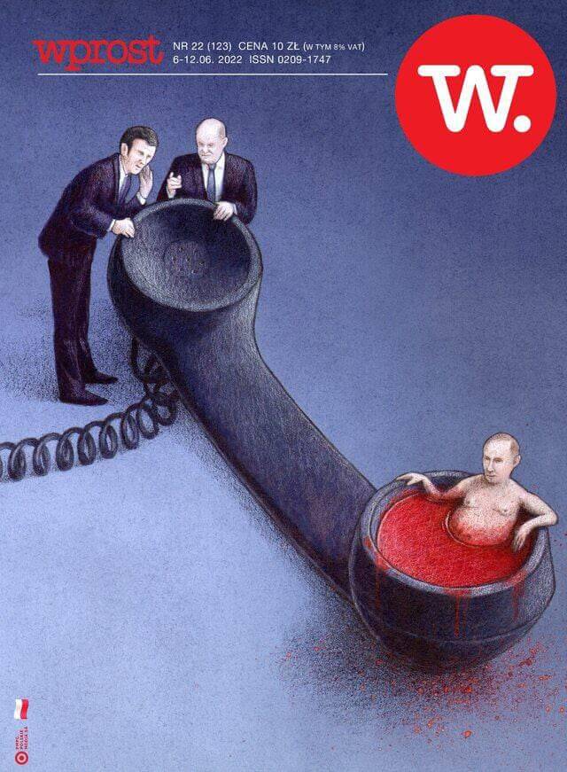 Обложка свежего номера польского еженедельника Wprost.