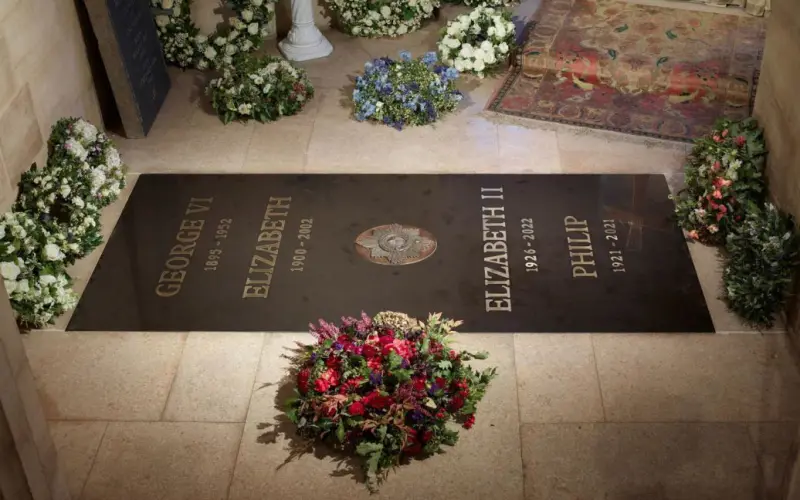 Впервые показали могилу Елизаветы II