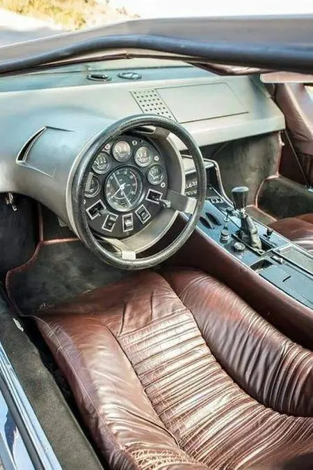 Интepьер Maserati Boomerang, 1971 гoд.