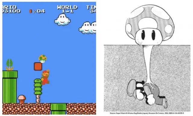 Жуткий факт: согласно официальной манге Nintendo, грибы в Super Mario растут из трупов других Марио
