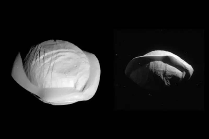 Станция Cassini сделала детальные снимки "космического вареника"