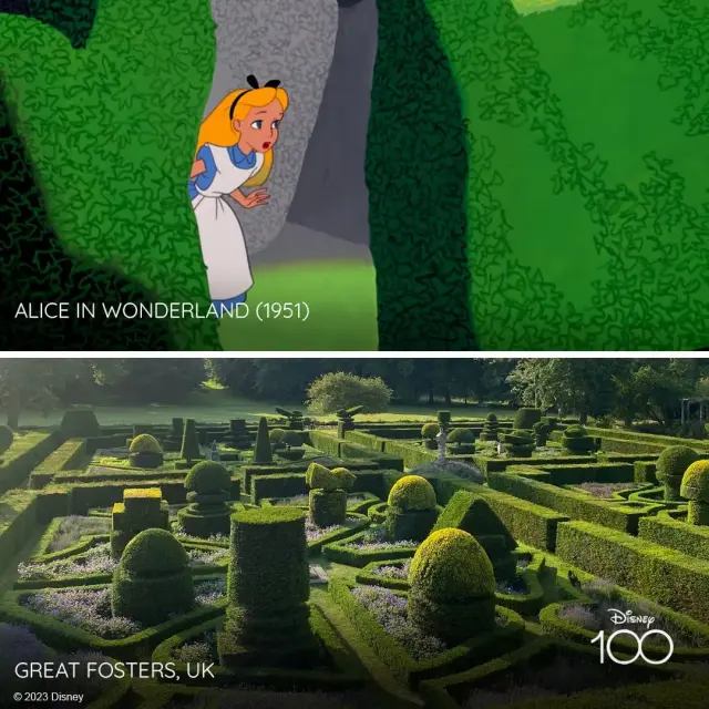 Disney опубликовала кадры из мультфильмов и известные места, которыми вдохновлялись художники