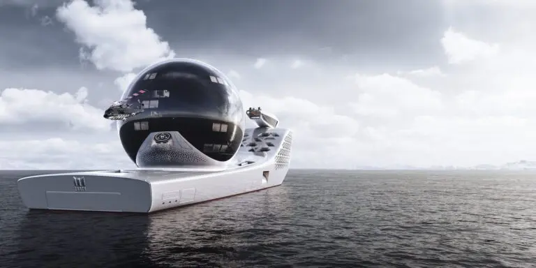 Компания Iddes Yachts показала футуристический концепт научно-исследовательского судна