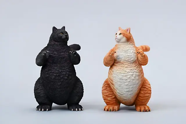 "Котзилла, теперь официально": китайская компания JXK Studio выпустила фигурки огнедышащих котиков