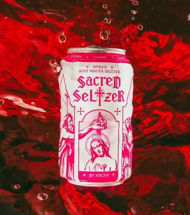 В США выпустили алкогольную святую воду "Sacred Seltzer"