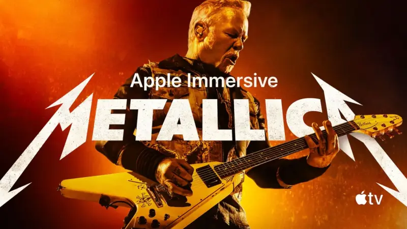 Apple выпустит концерт Metallica для Vision Pro в формате Immersive-видео