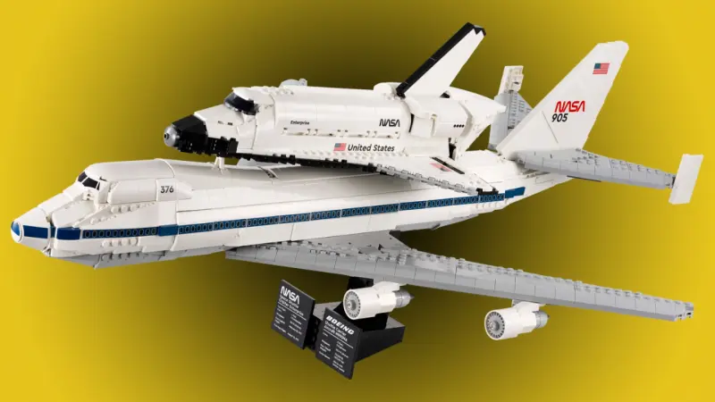 LEGO выпускает набор Icons Shuttle Carrier Aircraft для фанатов космоса