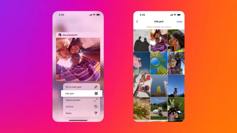 Instagram наконец-то позволит менять порядок постов в профиле