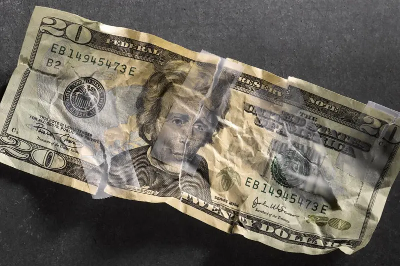 Как долго можно хранить повреждённую валюту перед обменом на новую