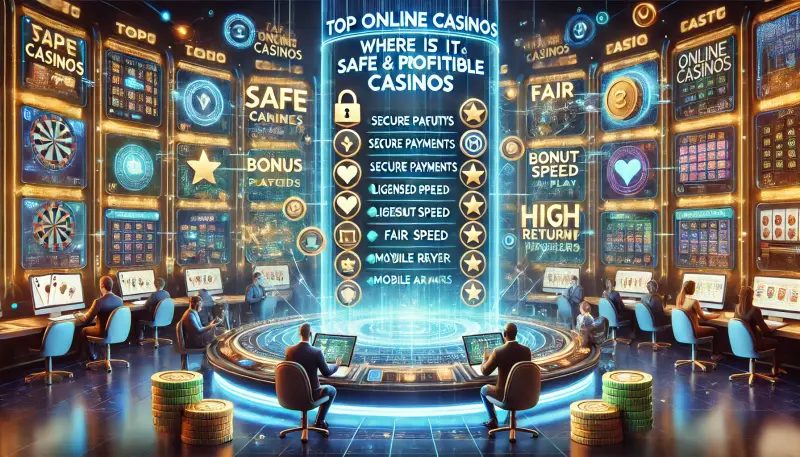 ТОП онлайн казино: где безопасно и выгодно играть?