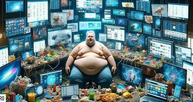 Цифровое ожирение — новая угроза для человечества