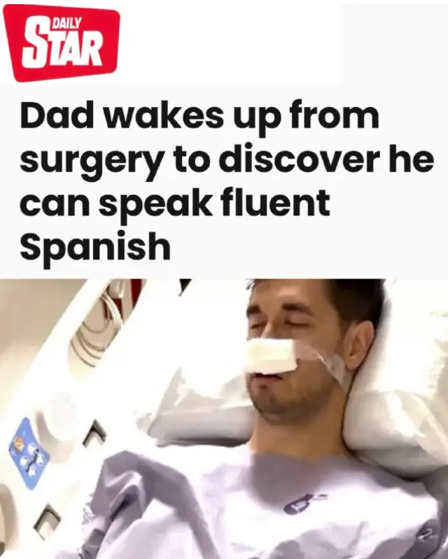 Мужчина заговорил на новом языке после операции