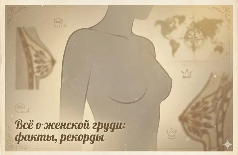 Всё о женской груди: От анатомических странностей до мировых рекордов