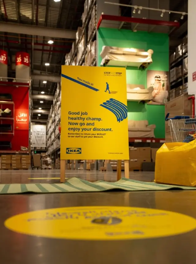 IKEA в Саудовской Аравии начала давать скидки за пройденные шаги в магазине