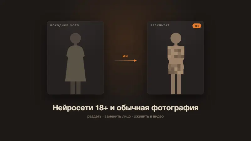 Нейросети 18+: что они реально умеют с обычной фотографией